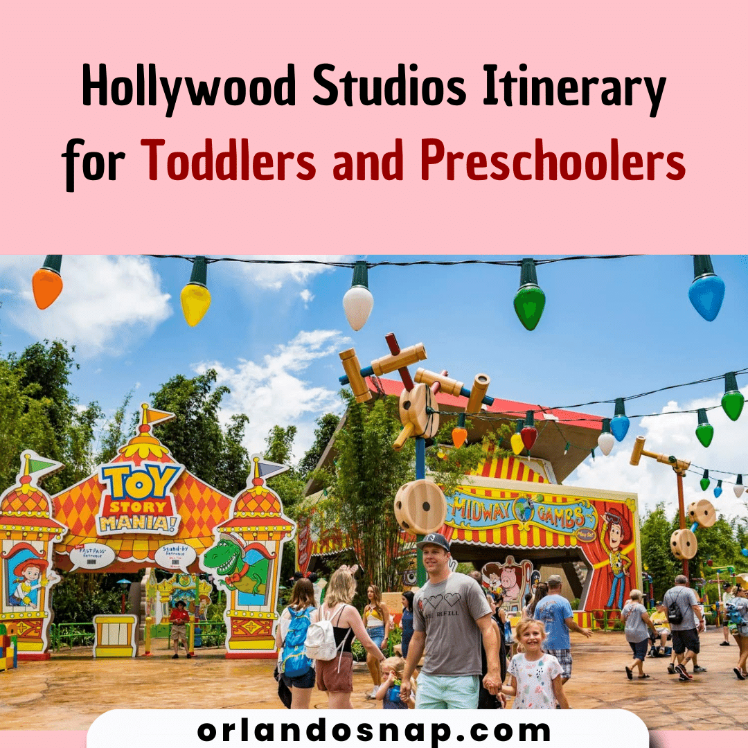 Hollywood Studios Itinerary for Toddlers and Preschoolers